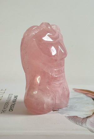 Rose Quartz Naked Angel Crystal