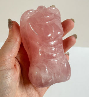Rose Quartz Naked Angel Crystal