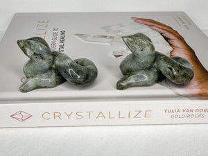 Labradorite Snake Carving - Healing Crystal