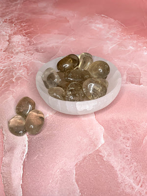 High Quality Smoky Quartz Tumbled Stone