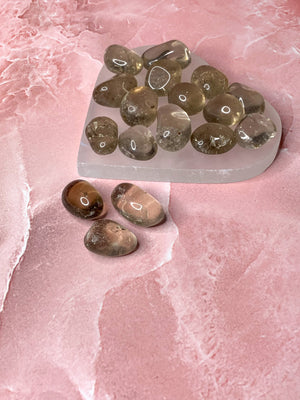 High Quality Smoky Quartz Tumbled Stone