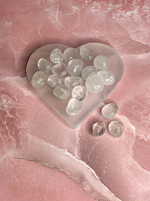 High Quality Clear Quartz Tumble Stone