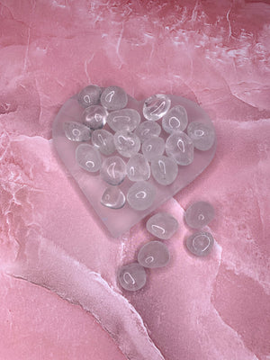 High Quality Clear Quartz Tumble Stone