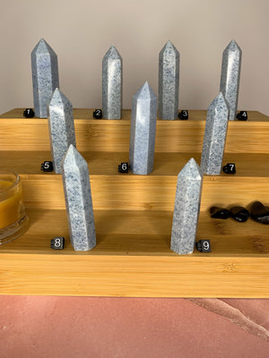 Blue Calcite Tower