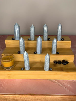 Blue Calcite Tower