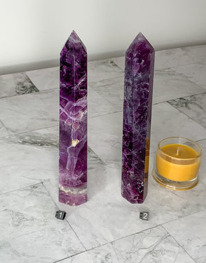Purple Fluorite Tower
