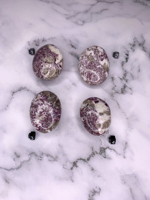 Very High Quality Lepidolite Palm Stone