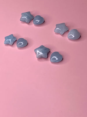 Aquamarine Star and Heart