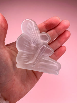 Selenite Fairy Carving