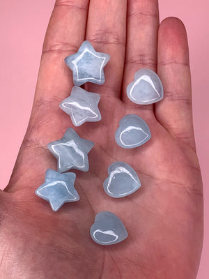 Aquamarine Star and Heart