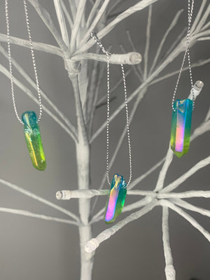 Aura Quartz Mixed Christmas Decorations