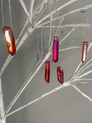 Aura Quartz Mixed Christmas Decorations