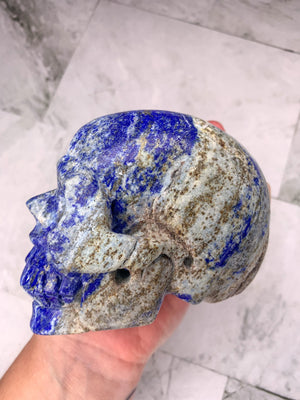 Lapis Lazuli Skull