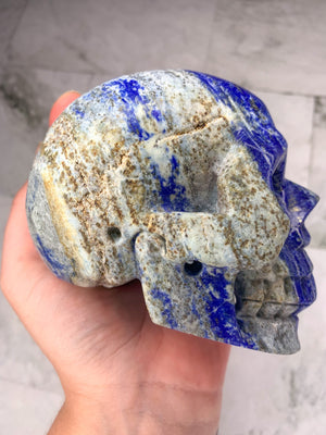 Lapis Lazuli Skull
