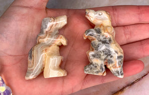 Crazy Lace Agate Dinosaur