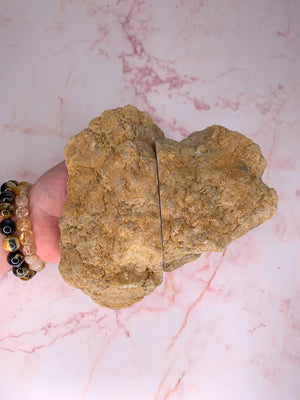 Natural Large Quartz Geodes Occos Pair White