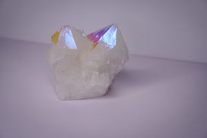 Opal Aura Quartz Point Cluster