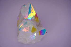 Opal Aura Quartz Point Cluster