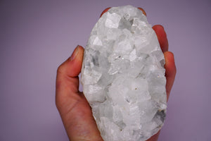 Apophyllite White Crystal Cluster