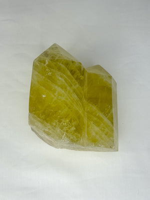 Natural Double Point Citrine with Polished Points