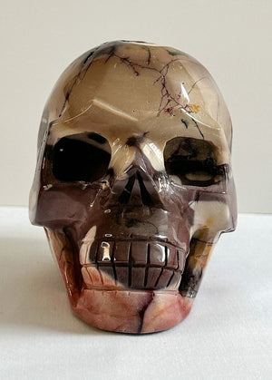 XL Mookaite Skull | Stability & Earth Energy | Statement Crystal