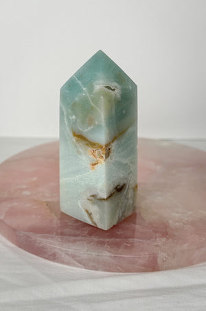 Sky Blue Opal Stone Generator Tower