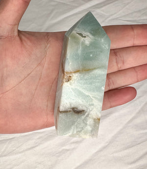 Sky Blue Opal Stone Generator Tower