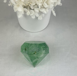 Fluorite Diamond Carving for Clarity and Harmony