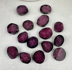 Ruby Tourmaline Mini Slab - Intuitively Picked Healing Crystal