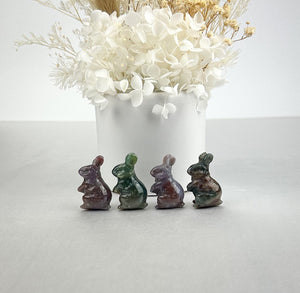 Intuitively Chosen Mini Ocean Jasper Rabbit Carving