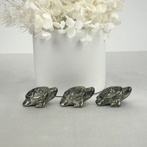 Intuitively Picked Small Pyrite Turtle - Abundance and Prosperity