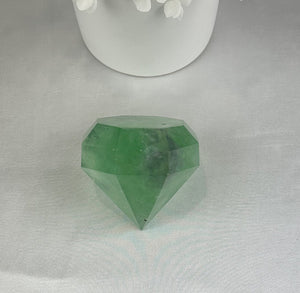 Fluorite Diamond Carving for Clarity and Harmony