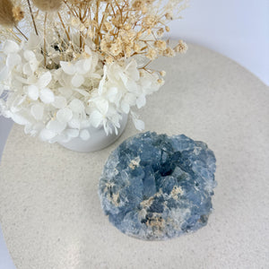 Raw Celestite Cluster | Tranquil Blue Crystal | Natural Celestite | 849g