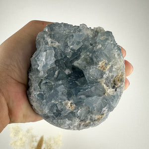 Raw Celestite Cluster | Tranquil Blue Crystal | Natural Celestite | 849g