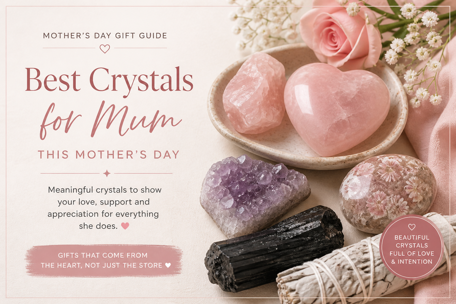 Best Crystals for Mum This Mother’s Day (Meaningful Gift Guide)