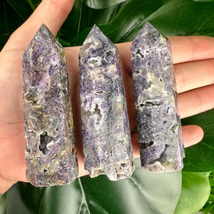 Sphalerite Towers With Druzy- Choose Your Own!