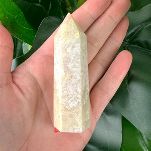 Peach Selenite Tower | Satin Spar | Energy Cleansing | Choose Your Piece