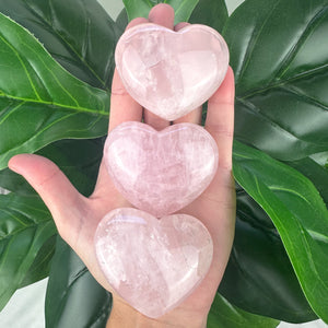 Rose Quartz Heart Crystal | Love, Self Love & Gentle Healing