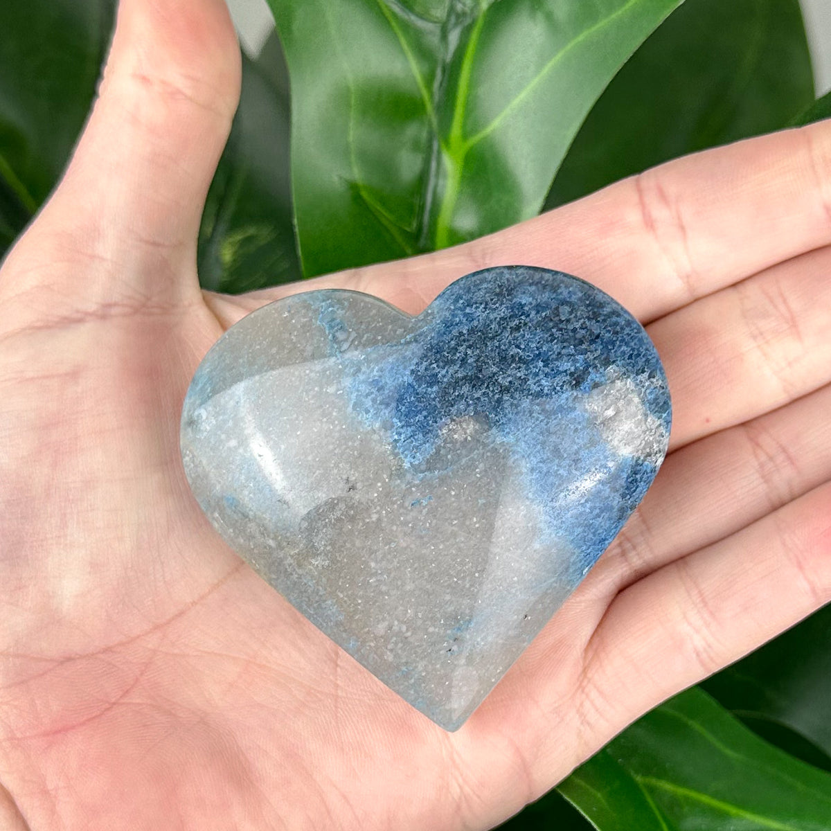 Trolleite Heart Crystal | Intuition, Calm & Spiritual Growth