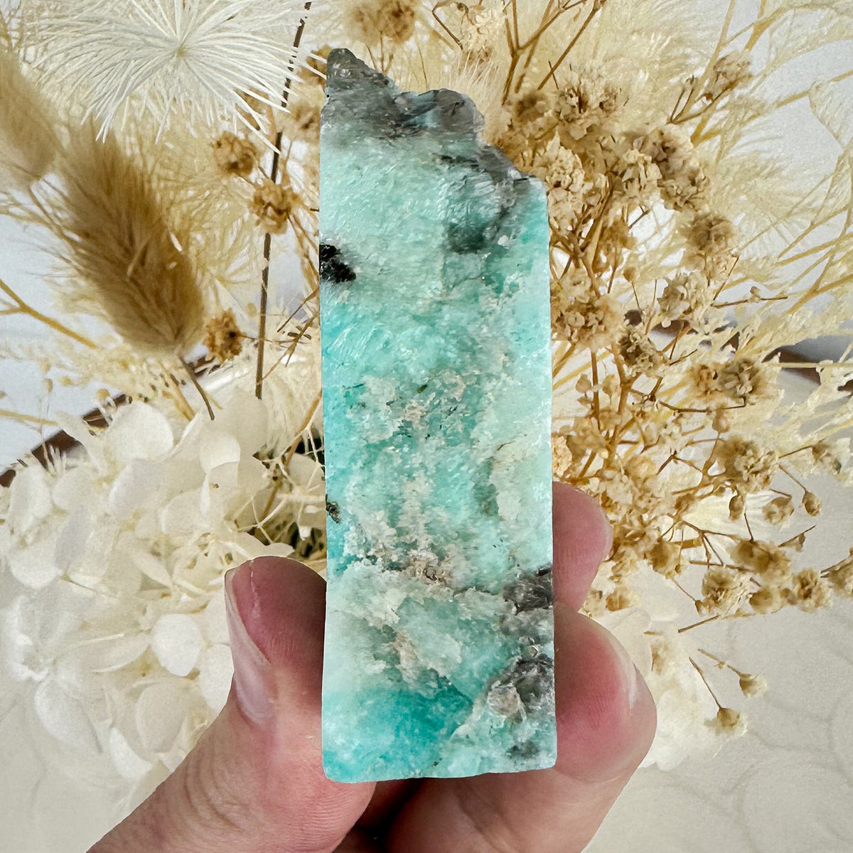 Unique Amazonite Small Slab - Polished Face