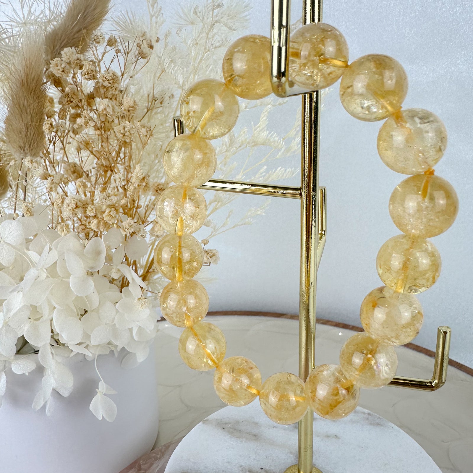 High Quality Citrine Bracelet - Handcrafted Gemstone Jewelry