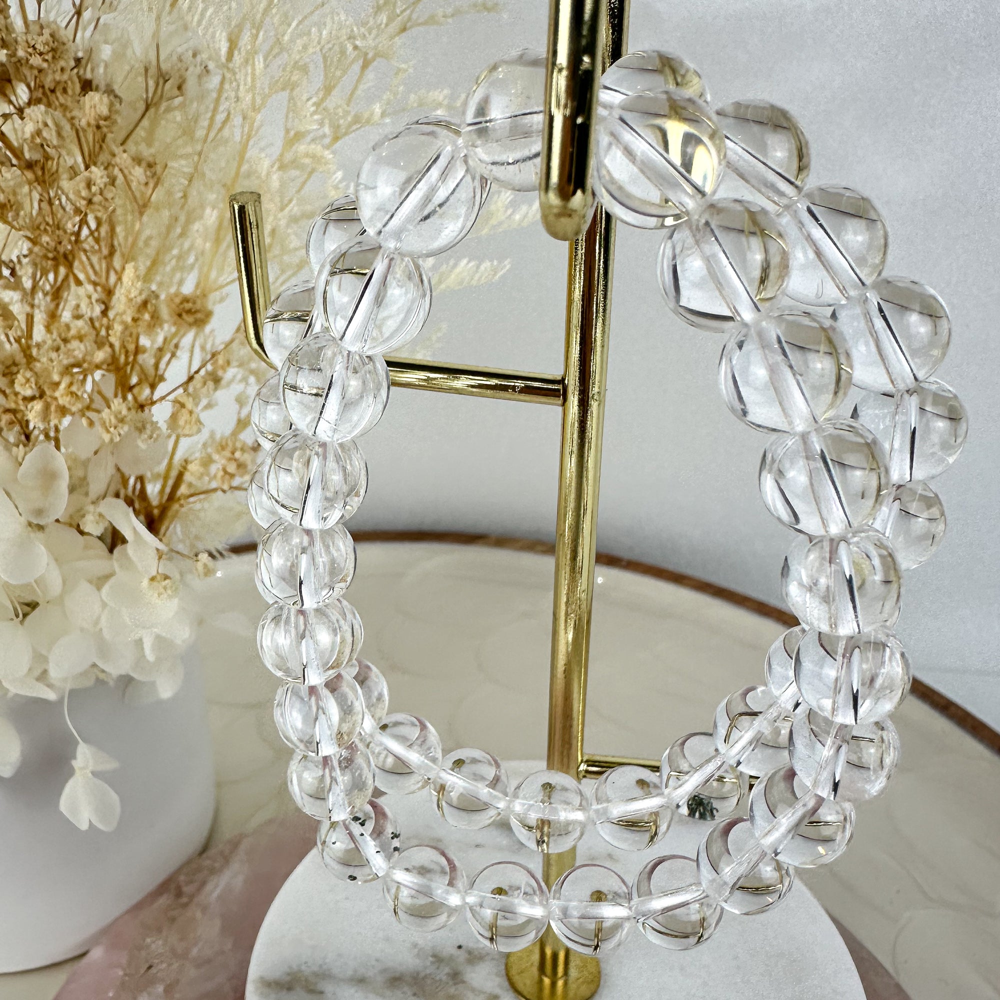 AA Grade Clear Quartz Bracelet - High Quality Healing Jewelry