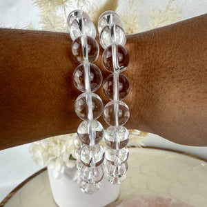 AA Grade Clear Quartz Bracelet - High Quality Healing Jewelry