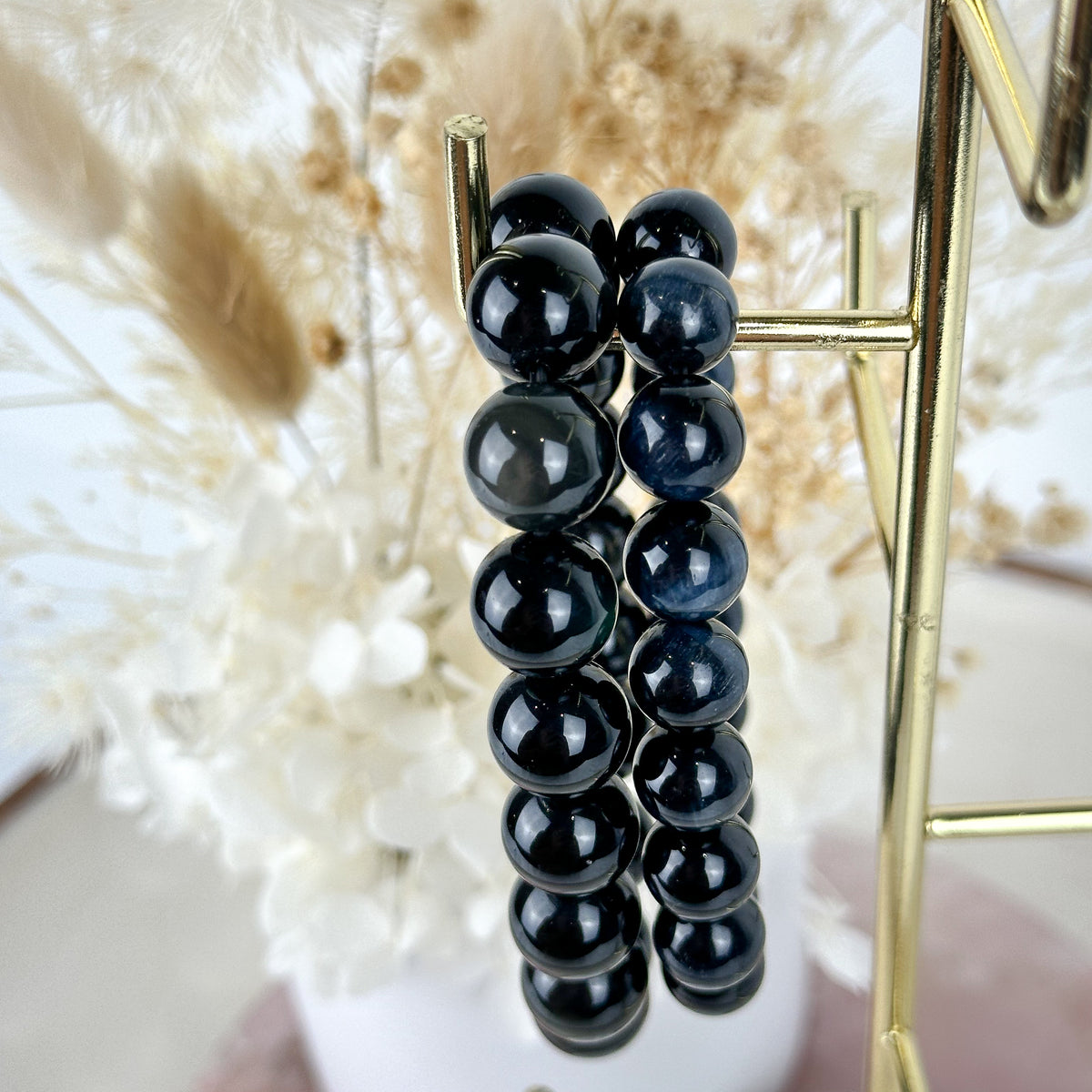 High-Quality Blue Tiger Eye Bracelet - 16cm