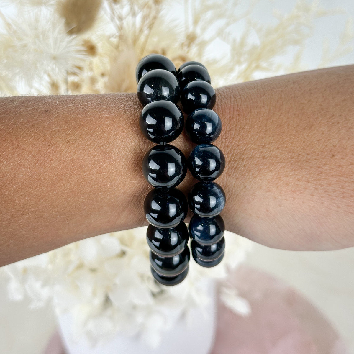 High-Quality Blue Tiger Eye Bracelet - 16cm