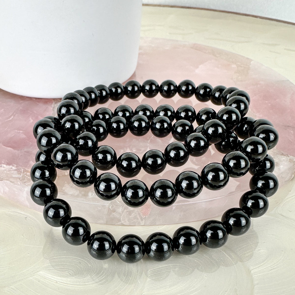 Grounding Black Tourmaline Bracelet - High-Quality Beads