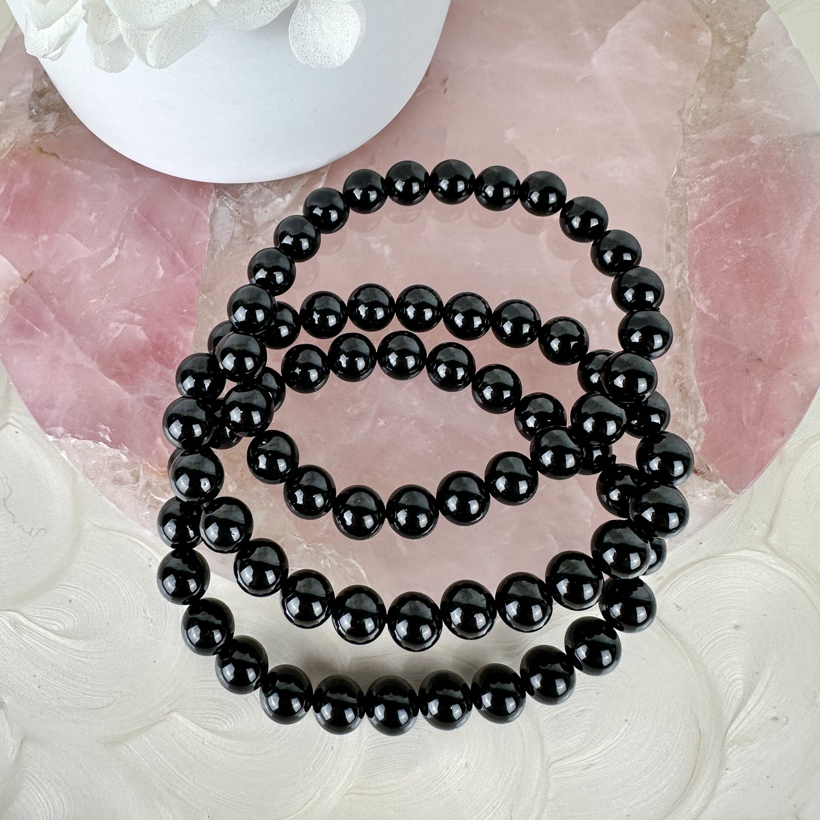 Grounding Black Tourmaline Bracelet - High-Quality Beads