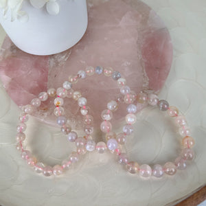 Flower Agate Bracelet - Natural Beauty and Tranquility