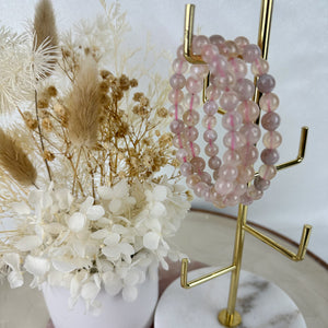 Flower Agate Bracelet - Natural Beauty and Tranquility