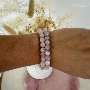 Flower Agate Bracelet - Natural Beauty and Tranquility